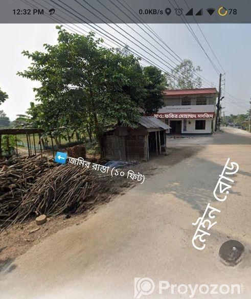 10-acre vacant land for sale in New Jummapara (adjacent to mosque