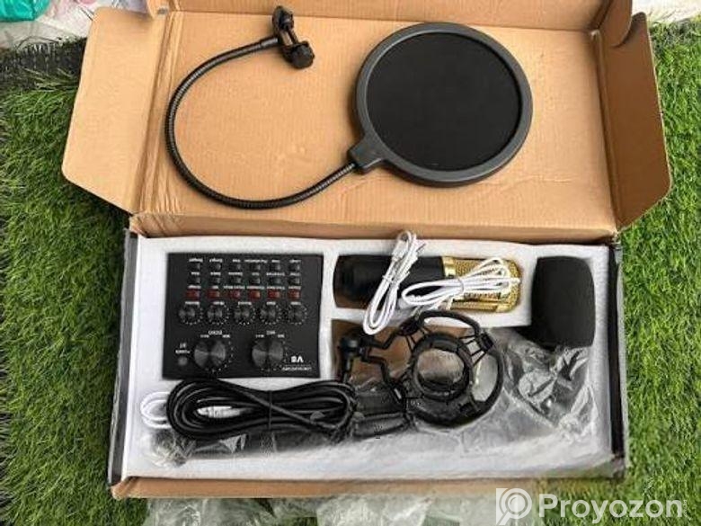 Bm 800 Condencer Mic + V8 Sound Card