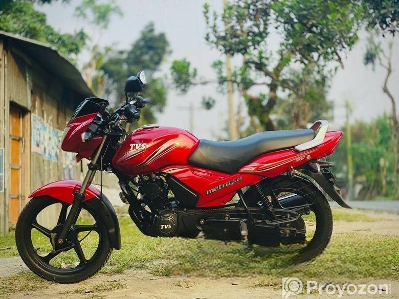 TVS Metro Plus Red 2018