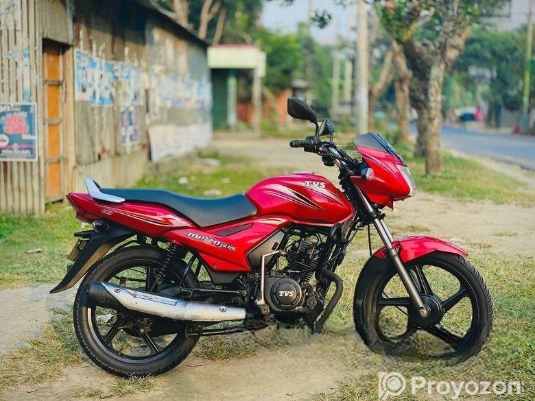 TVS Metro Plus Red 2018