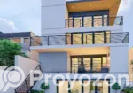 3 and 5-story building design with 3D rendering
