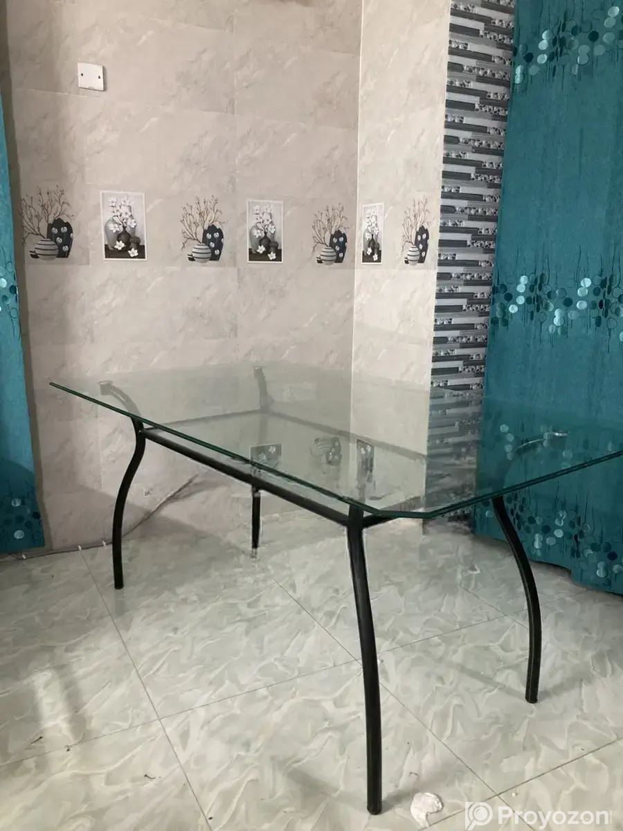 glass dining table