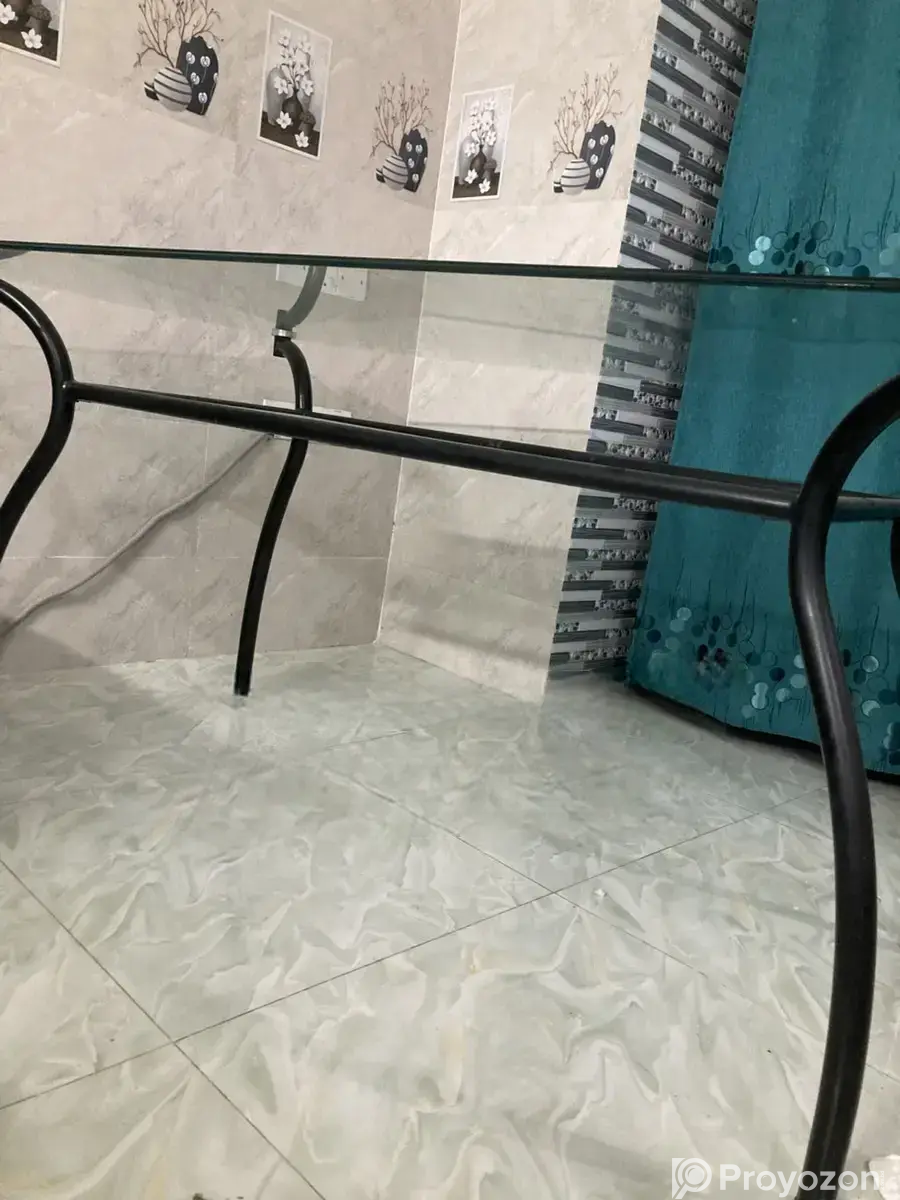 glass dining table