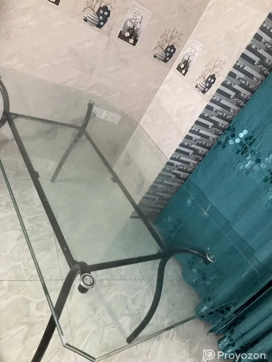 glass dining table