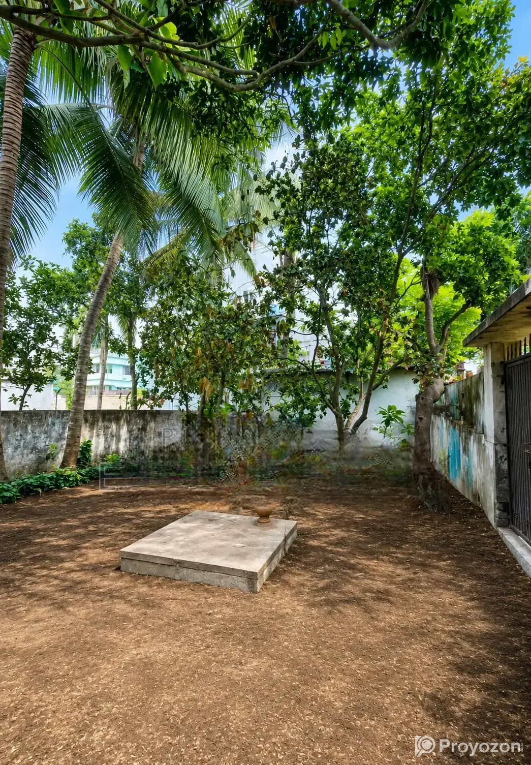 3.53 Katha Land with Tin-Shed Semi-Pucca House for Sale, Goborcha